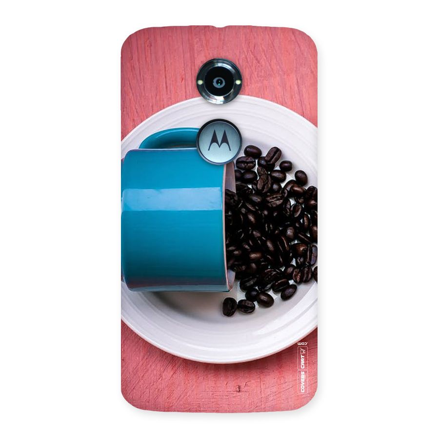 Blue Mug And Beans Back Case for Moto X 2nd Gen