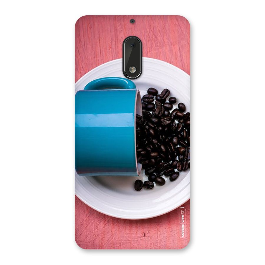 Blue Mug And Beans Back Case for Nokia 6