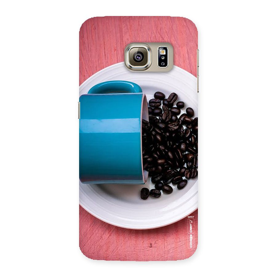 Blue Mug And Beans Back Case for Samsung Galaxy S6 Edge Plus
