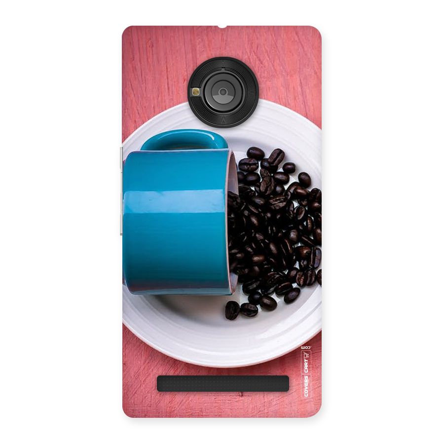 Blue Mug And Beans Back Case for Yu Yunique