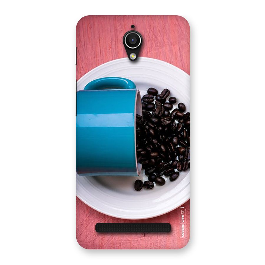 Blue Mug And Beans Back Case for Zenfone Go