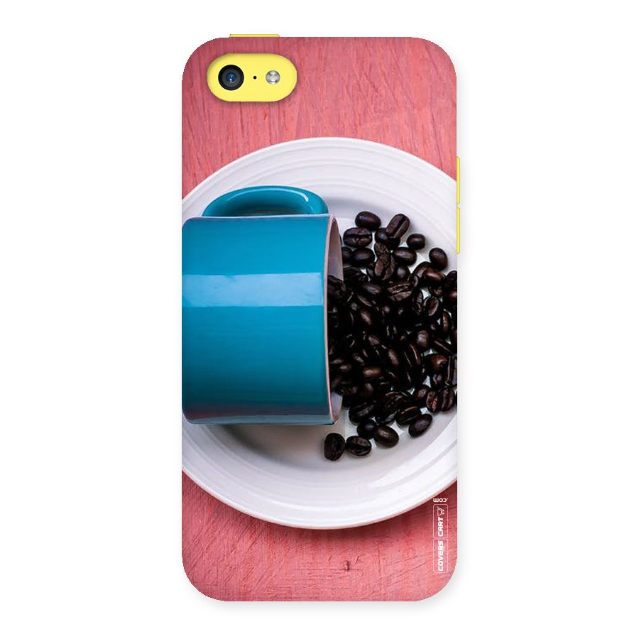 Blue Mug And Beans Back Case for iPhone 5C