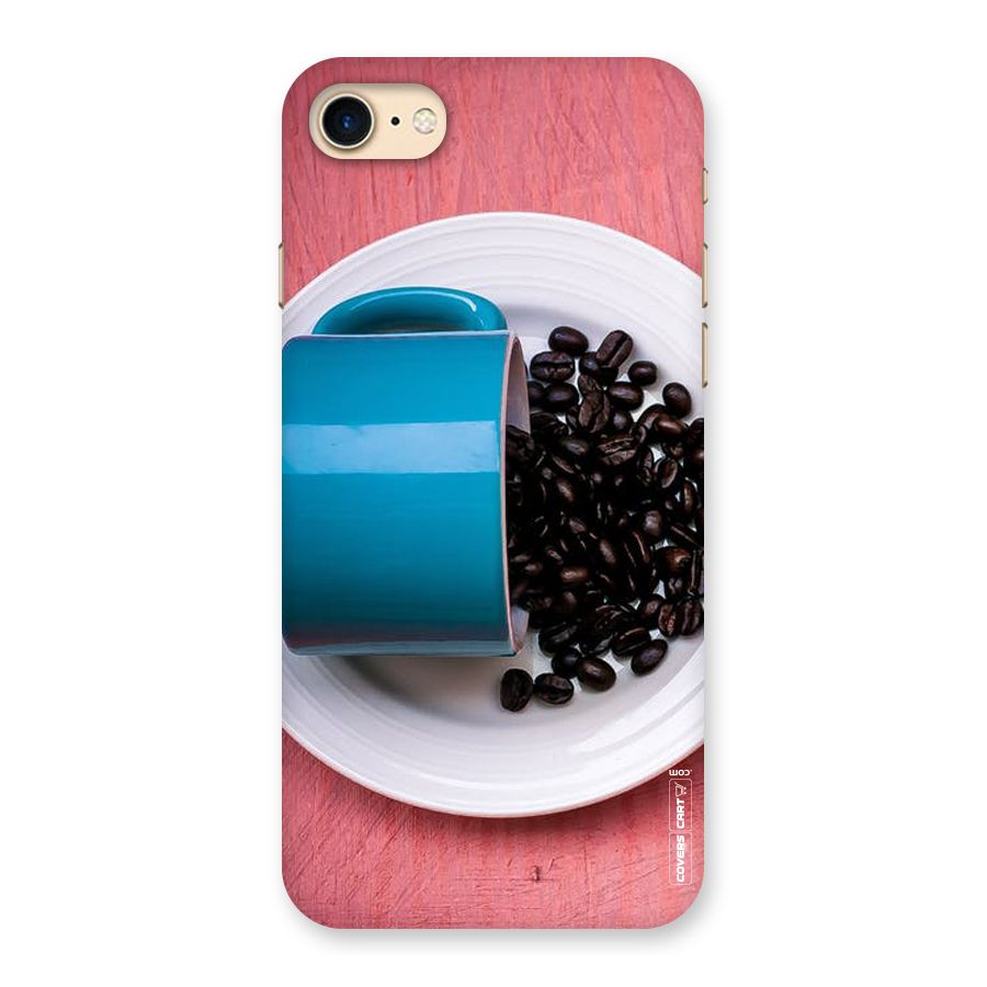 Blue Mug And Beans Back Case for iPhone 7