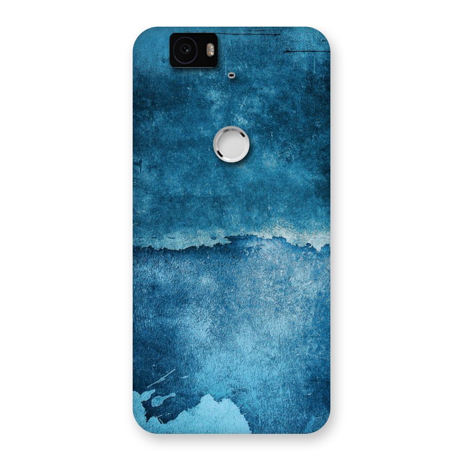 Blue Paint Wall Back Case for Google Nexus-6P