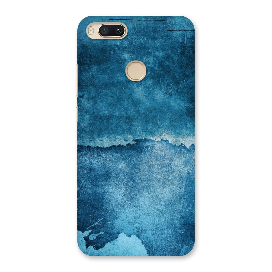 Blue Paint Wall Back Case for Mi A1