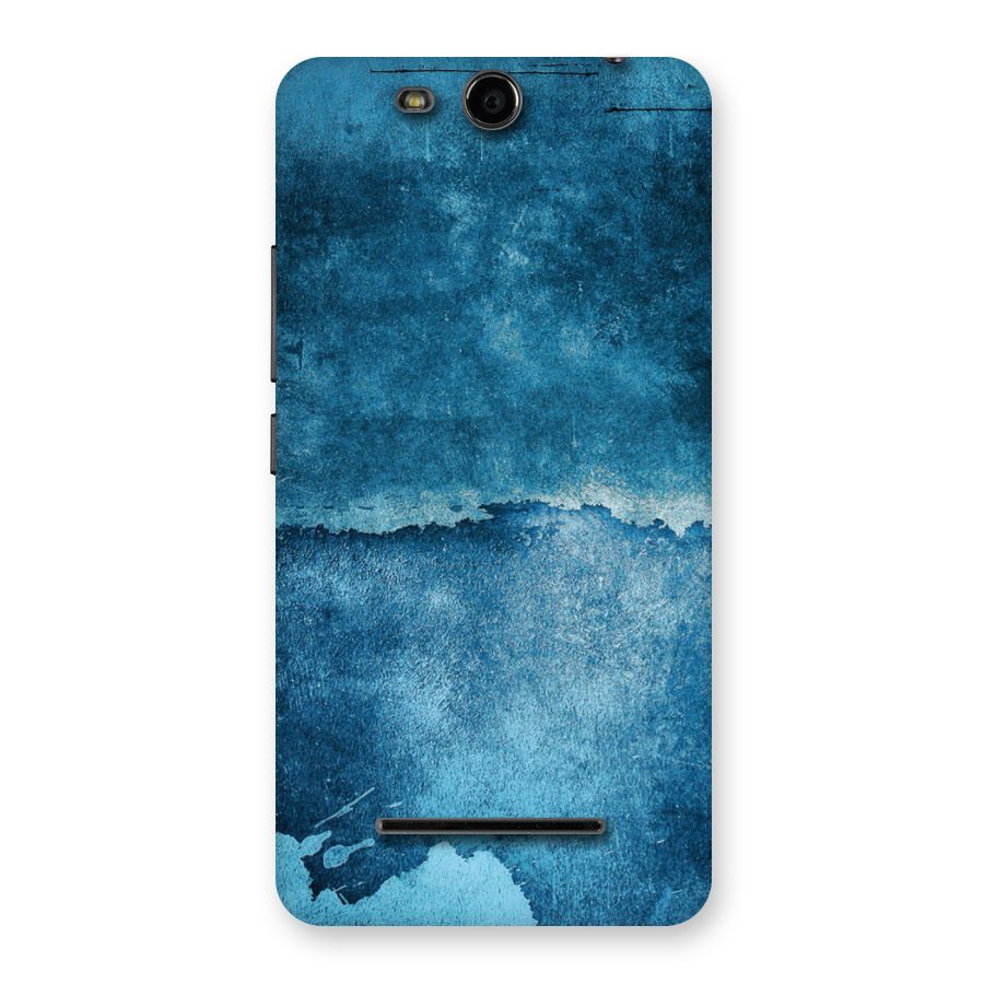 Blue Paint Wall Back Case for Micromax Canvas Juice 3 Q392