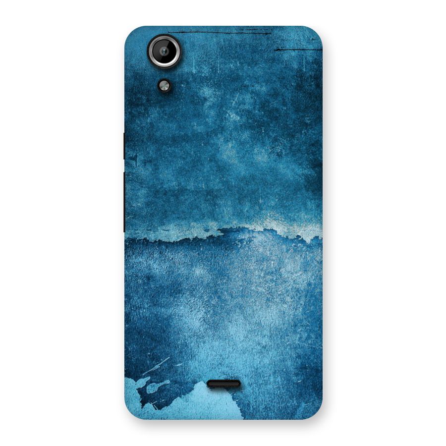 Blue Paint Wall Back Case for Micromax Canvas Selfie Lens Q345