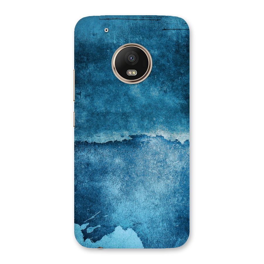 Blue Paint Wall Back Case for Moto G5 Plus