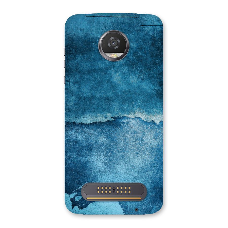 Blue Paint Wall Back Case for Moto Z2 Play