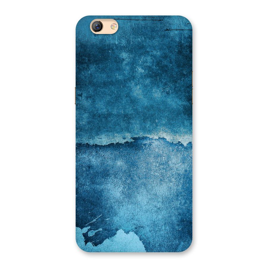 Blue Paint Wall Back Case for Oppo F3 Plus
