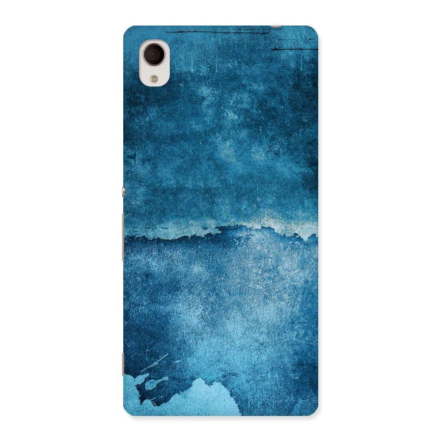 Blue Paint Wall Back Case for Xperia M4 Aqua