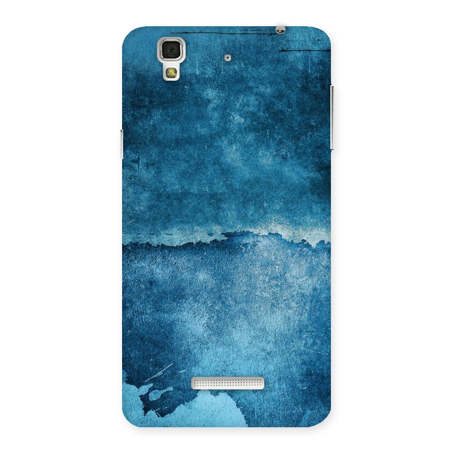 Blue Paint Wall Back Case for YU Yureka Plus