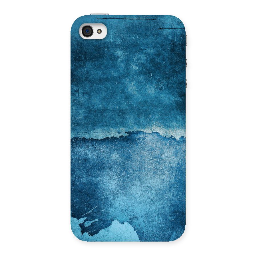 Blue Paint Wall Back Case for iPhone 4 4s