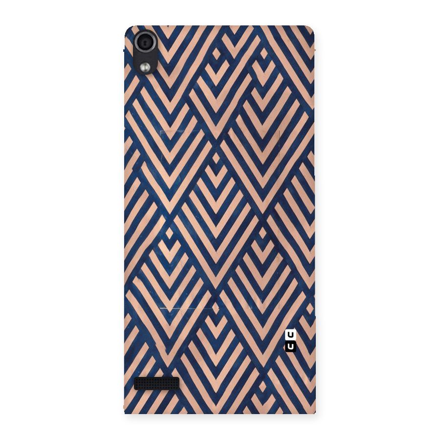 Blue Peach Back Case for Ascend P6