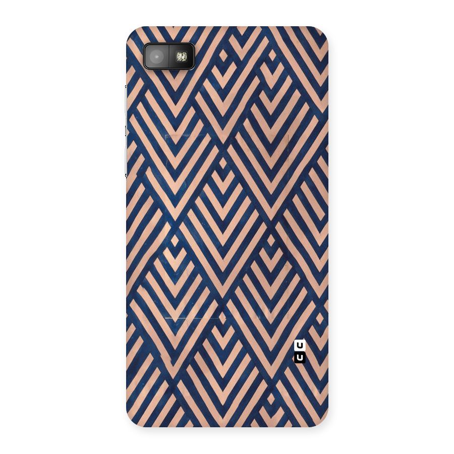 Blue Peach Back Case for Blackberry Z10