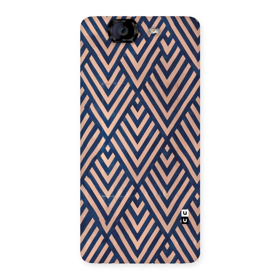 Blue Peach Back Case for Canvas Knight A350
