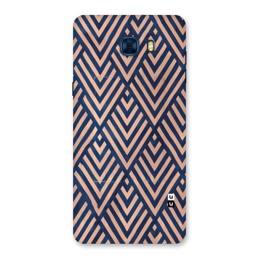 Blue Peach Back Case for Galaxy C7 Pro