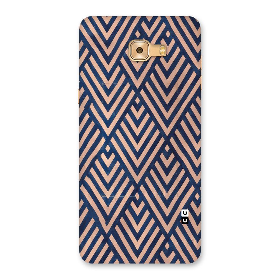Blue Peach Back Case for Galaxy C9 Pro