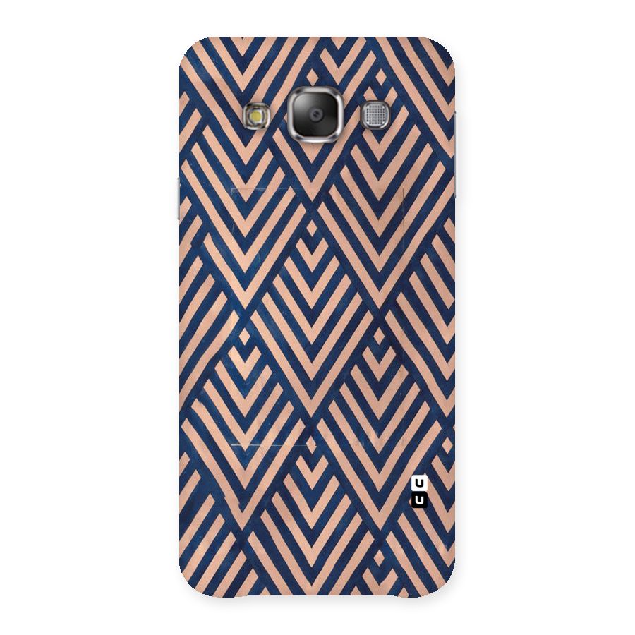 Blue Peach Back Case for Galaxy E7