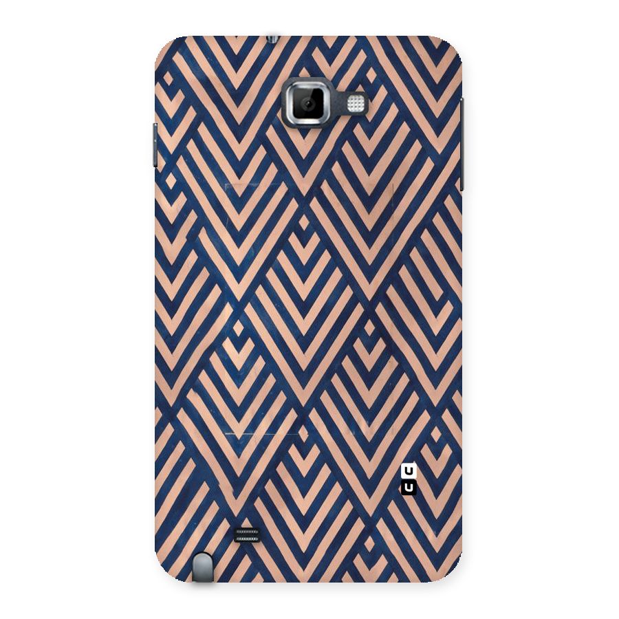 Blue Peach Back Case for Galaxy Note