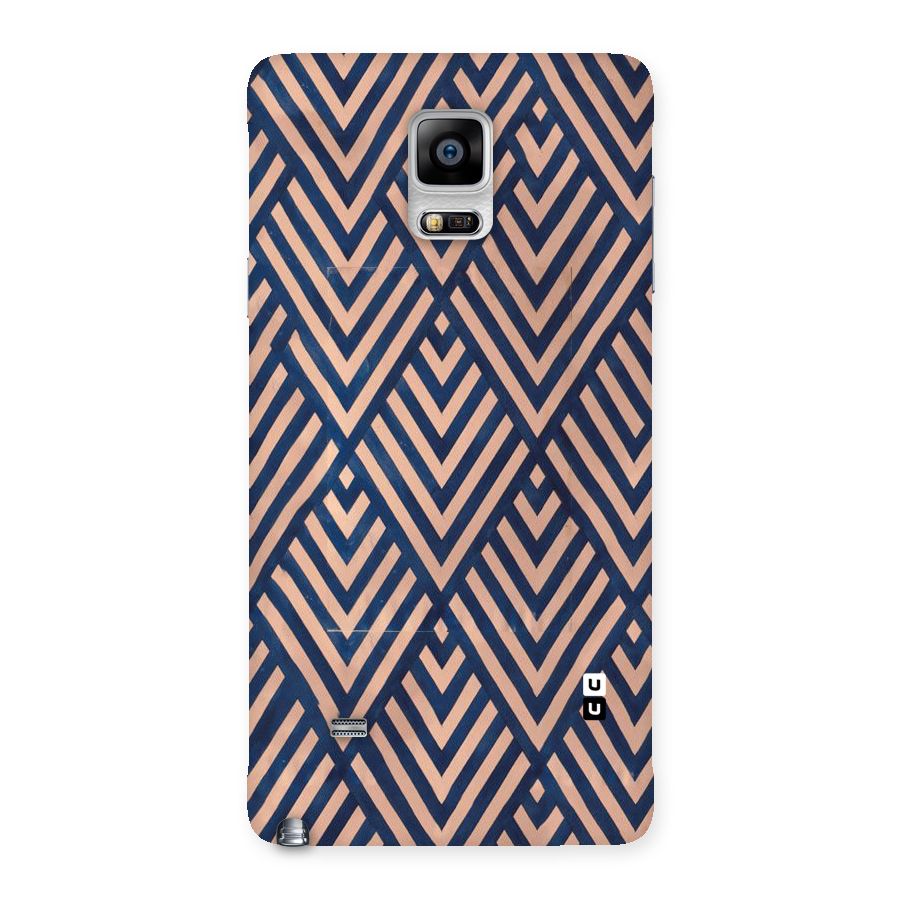 Blue Peach Back Case for Galaxy Note 4
