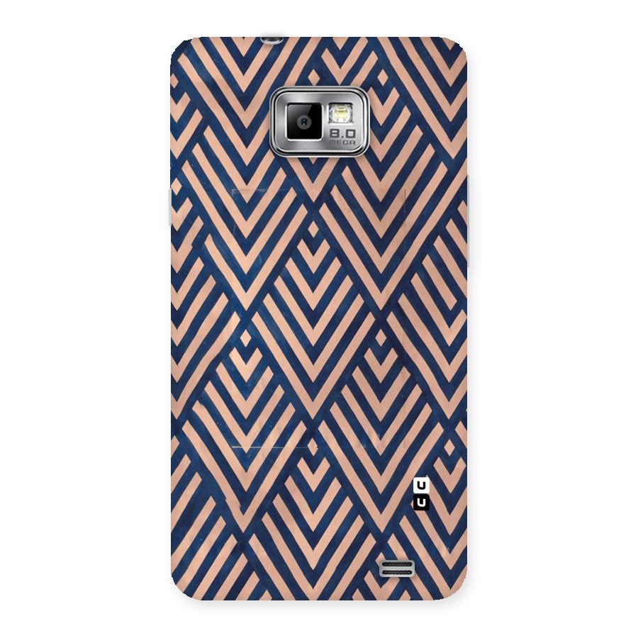 Blue Peach Back Case for Galaxy S2