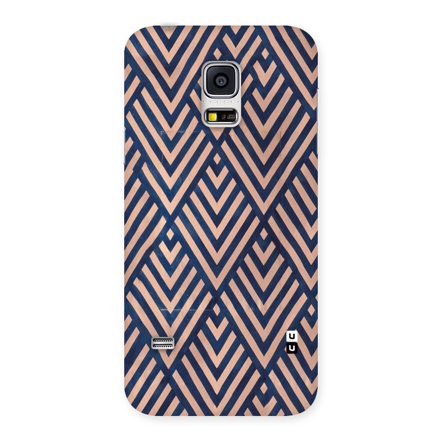 Blue Peach Back Case for Galaxy S5 Mini