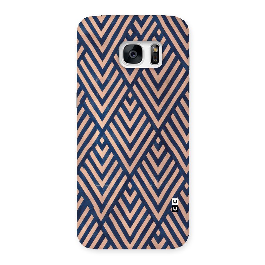 Blue Peach Back Case for Galaxy S7 Edge