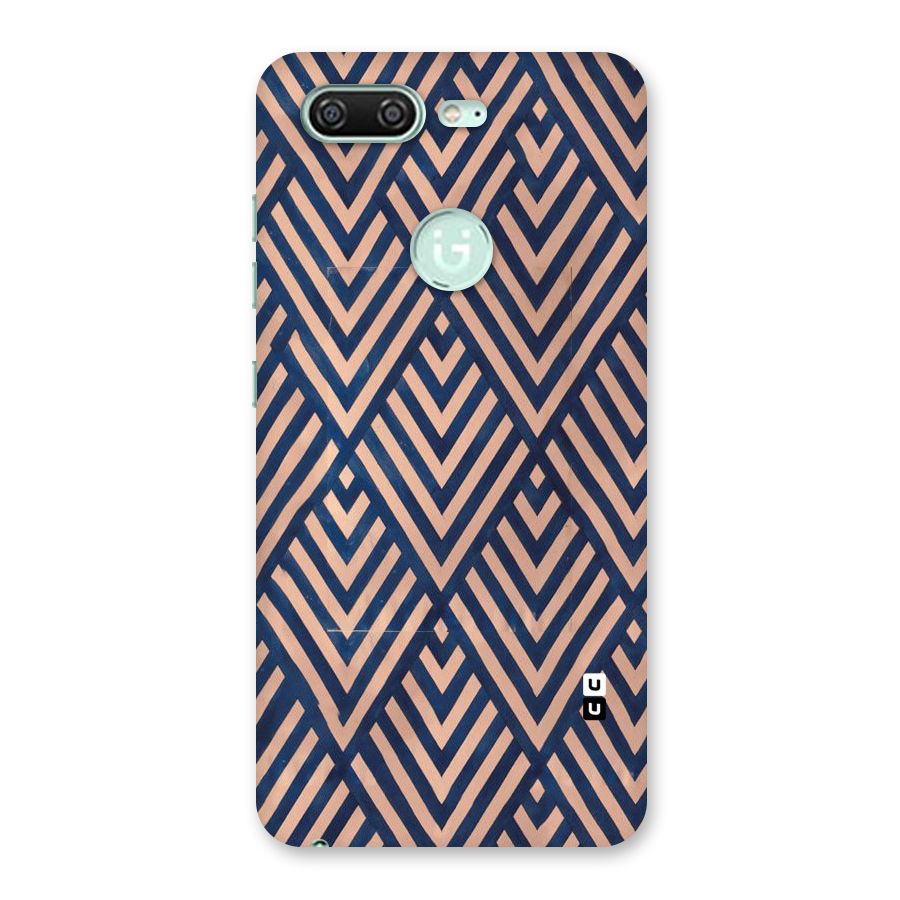 Blue Peach Back Case for Gionee S10