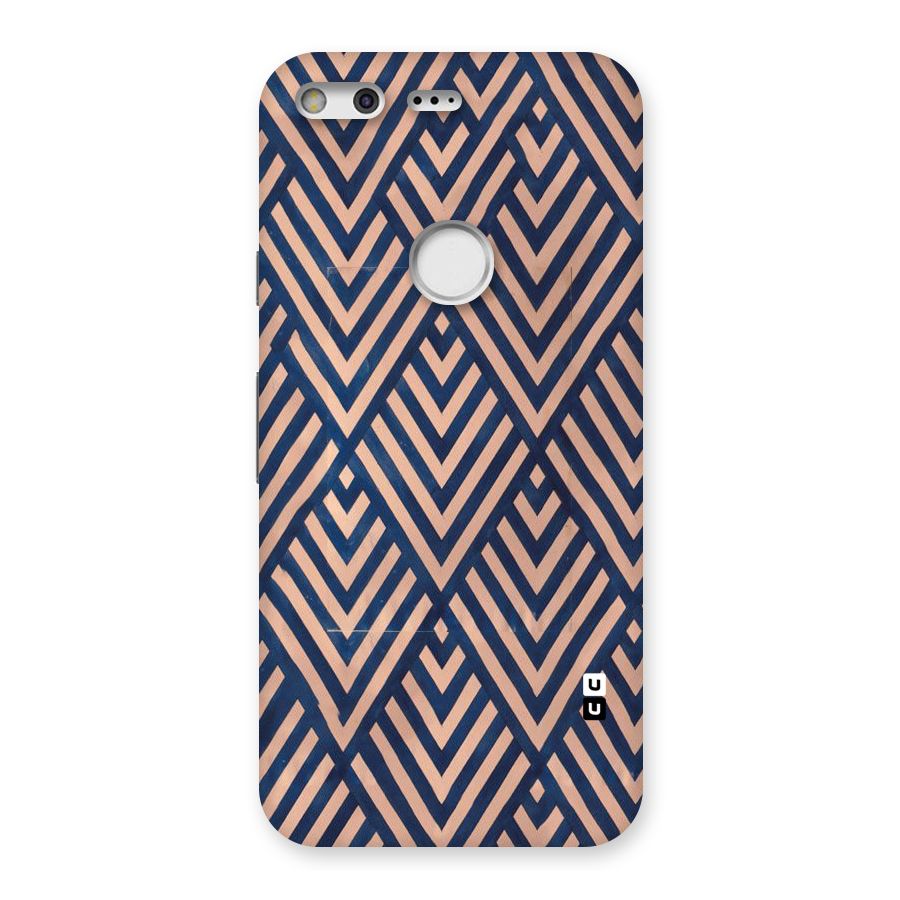 Blue Peach Back Case for Google Pixel