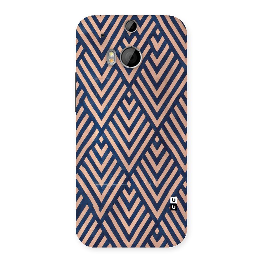 Blue Peach Back Case for HTC One M8
