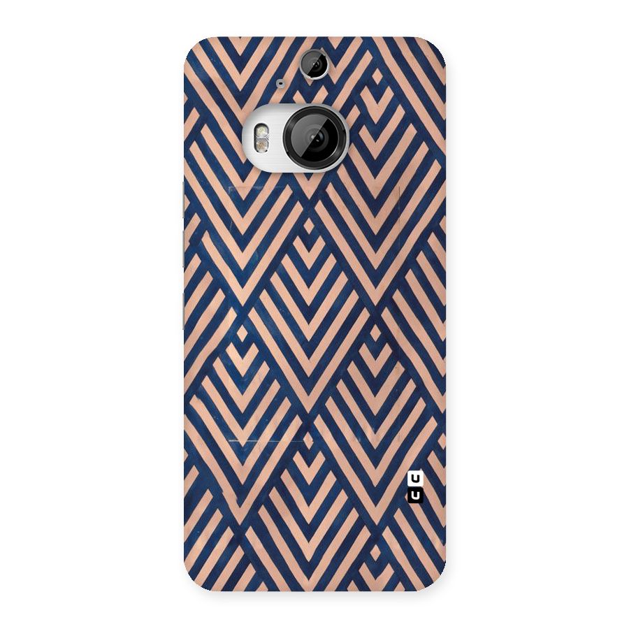 Blue Peach Back Case for HTC One M9 Plus