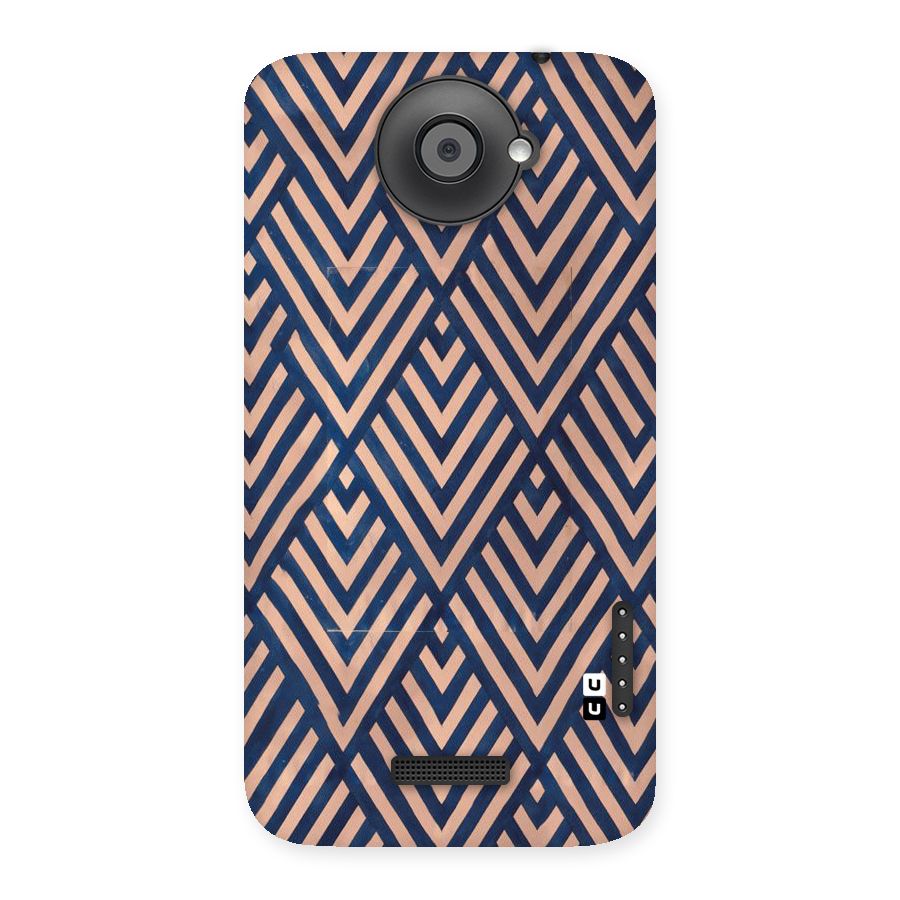 Blue Peach Back Case for HTC One X