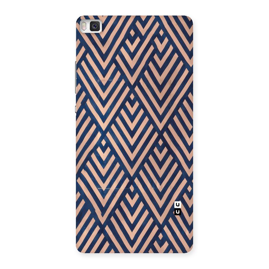 Blue Peach Back Case for Huawei P8