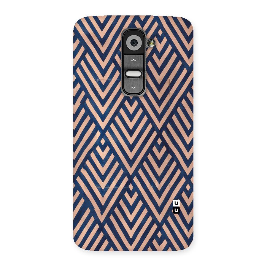 Blue Peach Back Case for LG G2