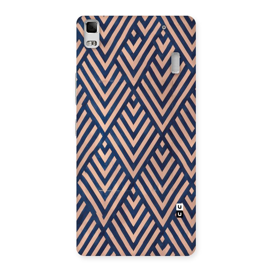 Blue Peach Back Case for Lenovo A7000