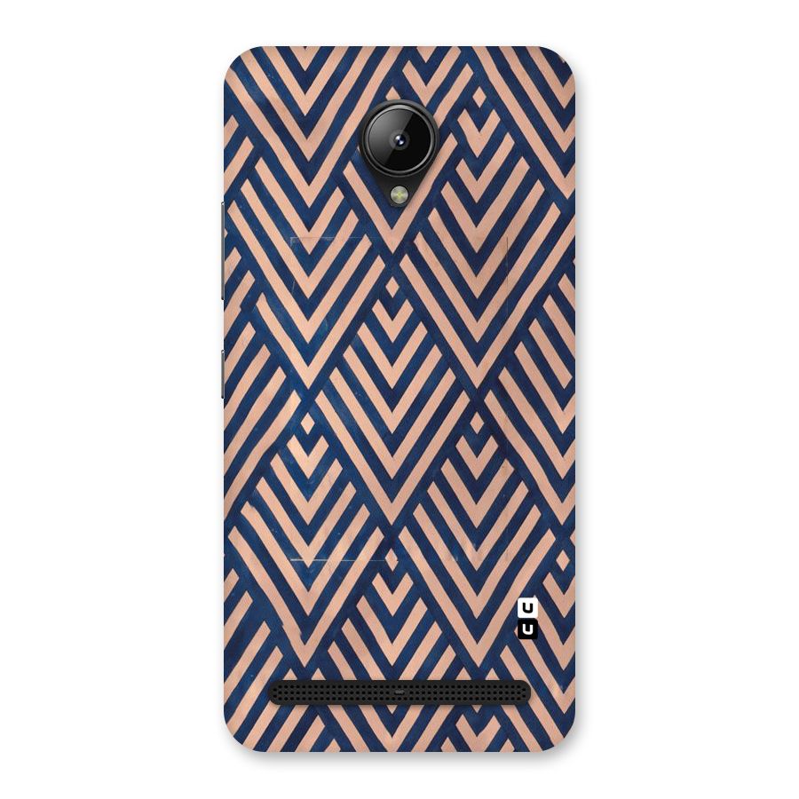 Blue Peach Back Case for Lenovo C2