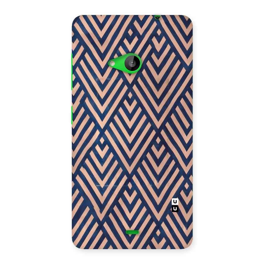 Blue Peach Back Case for Lumia 535