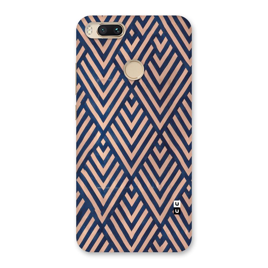 Blue Peach Back Case for Mi A1