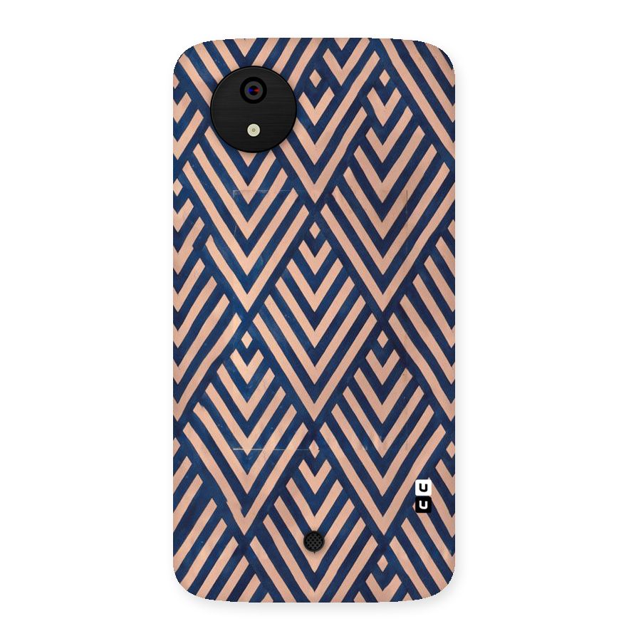Blue Peach Back Case for Micromax Canvas A1