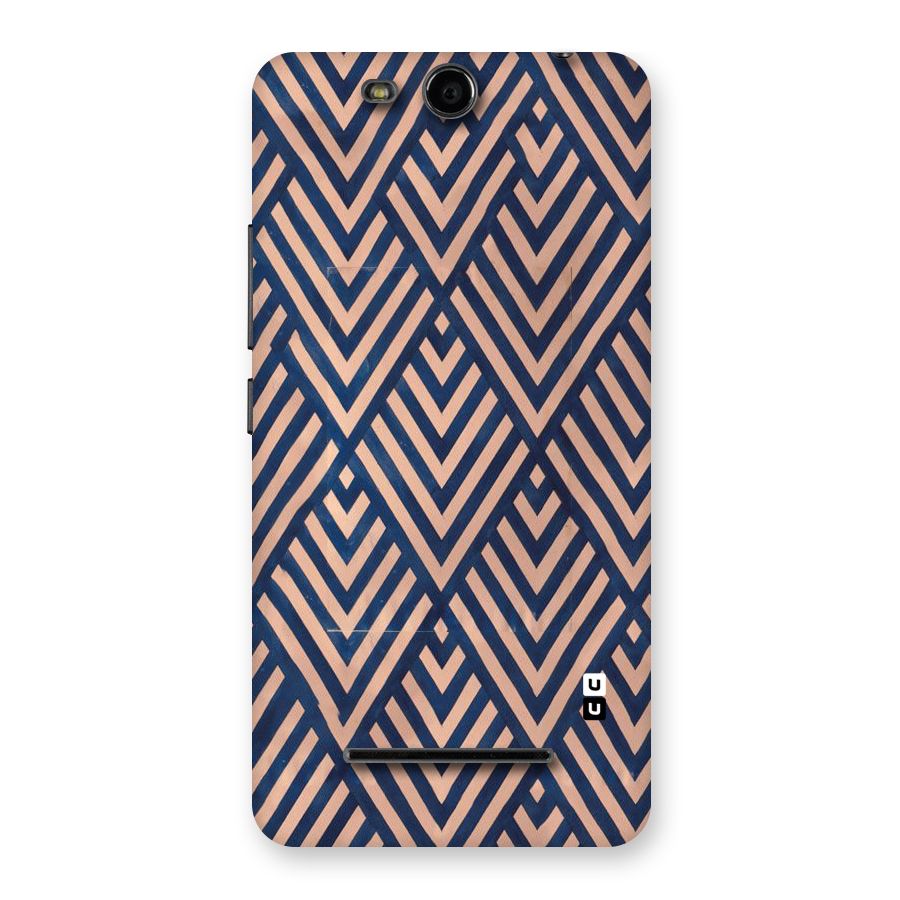 Blue Peach Back Case for Micromax Canvas Juice 3 Q392