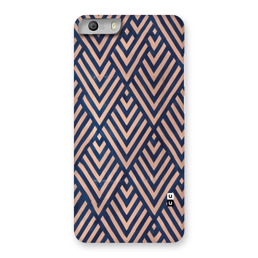 Blue Peach Back Case for Micromax Canvas Knight 2
