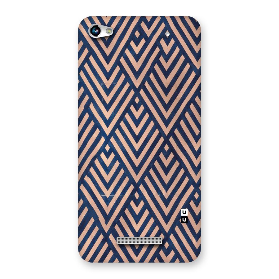 Blue Peach Back Case for Micromax Hue 2