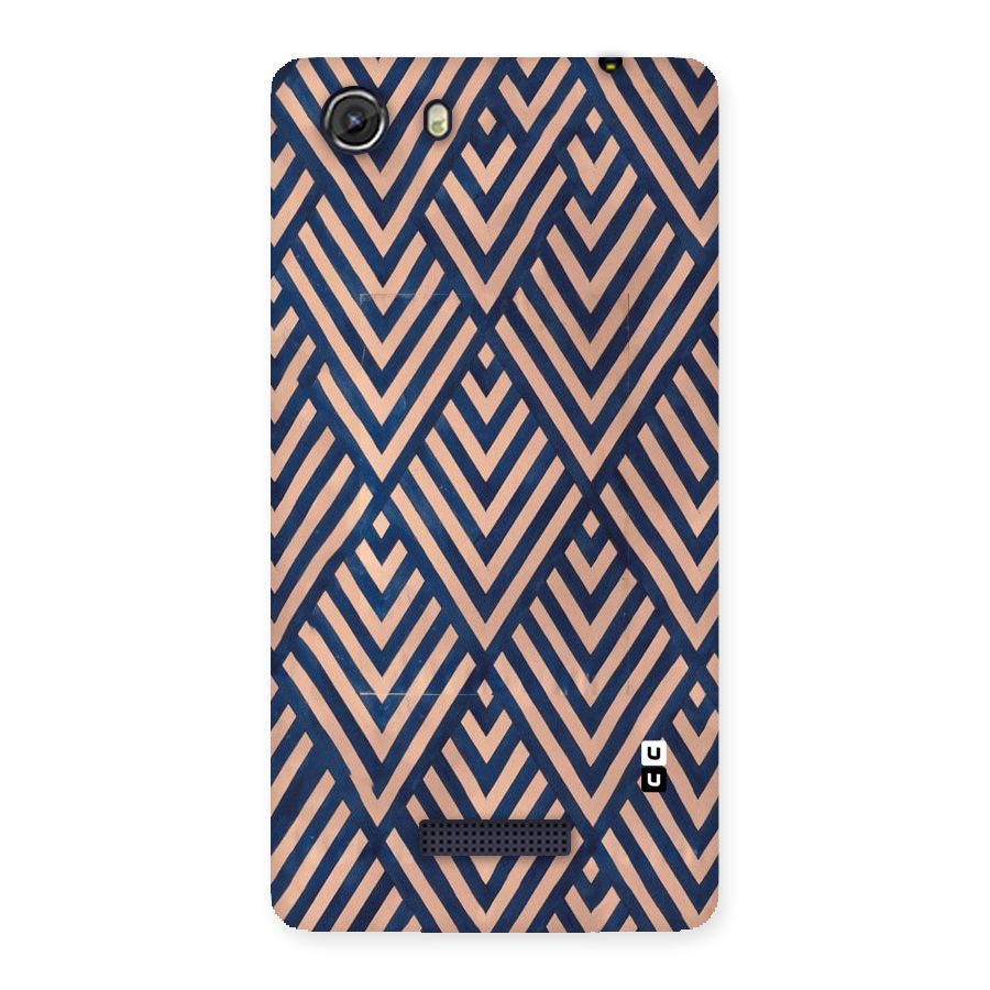 Blue Peach Back Case for Micromax Unite 3