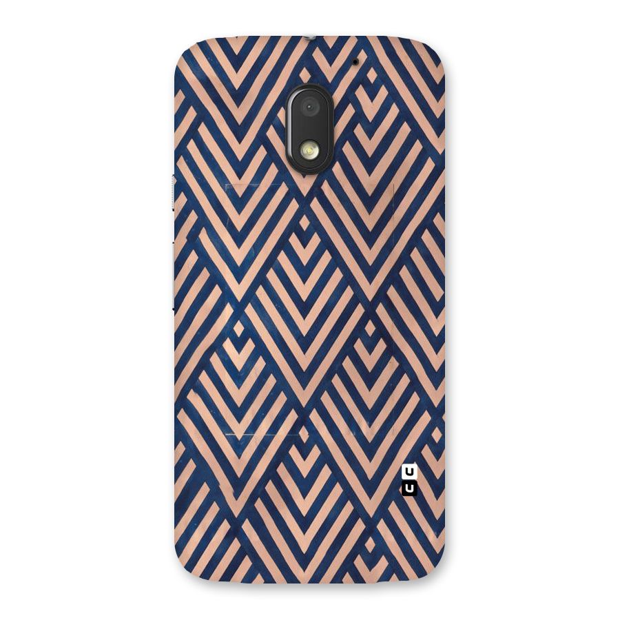 Blue Peach Back Case for Moto E3 Power