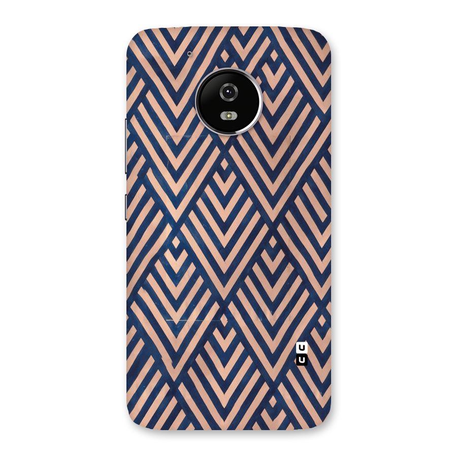 Blue Peach Back Case for Moto G5