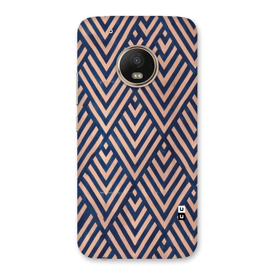 Blue Peach Back Case for Moto G5 Plus