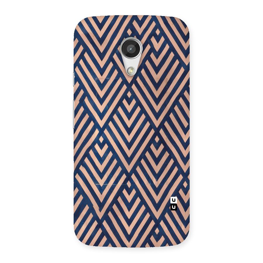 Blue Peach Back Case for Moto G 2nd Gen