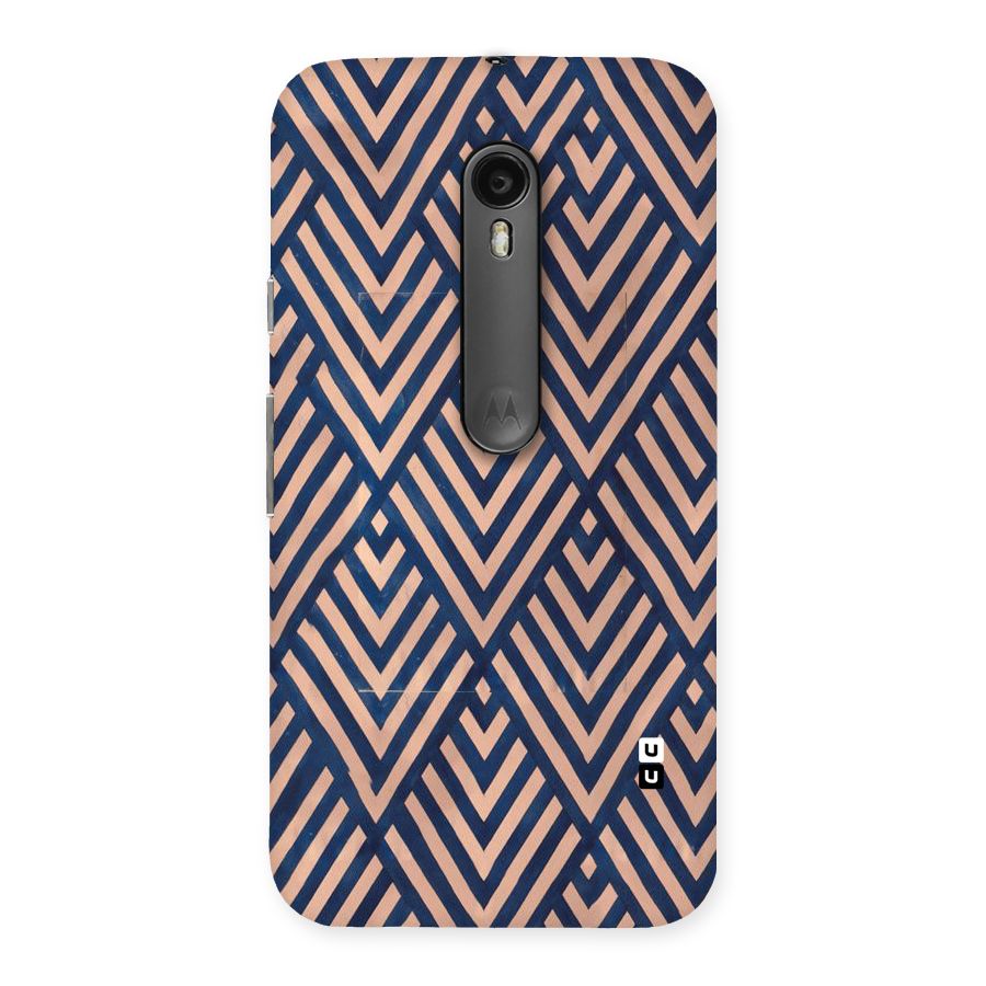 Blue Peach Back Case for Moto G Turbo