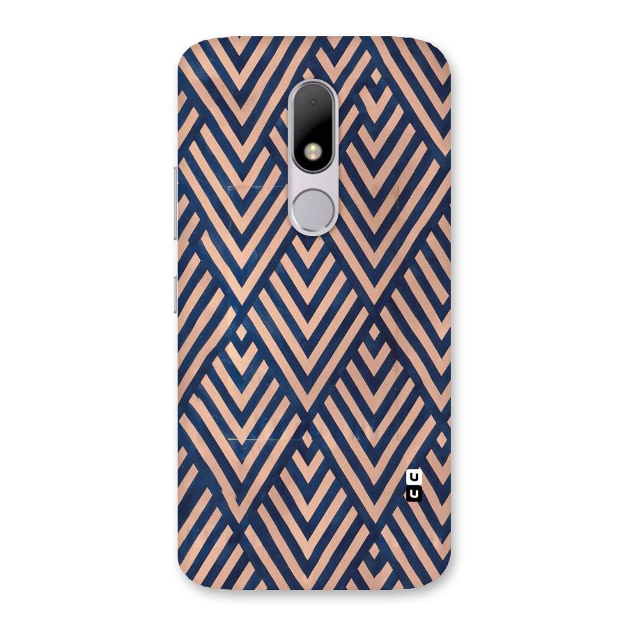 Blue Peach Back Case for Moto M